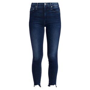 The High Waisted Looker Ankle Fray Jeans